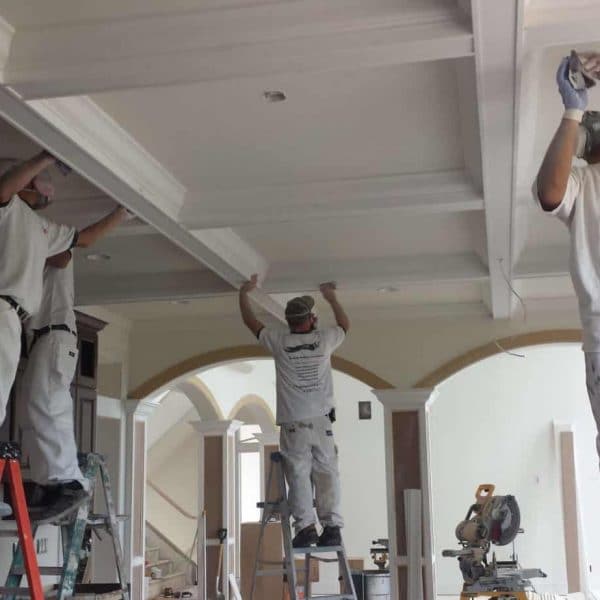 paneled ceiling